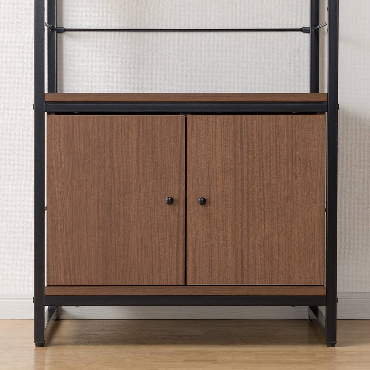 組み合わせシェルフ キャビネットセット 3段 (シェルフ1259