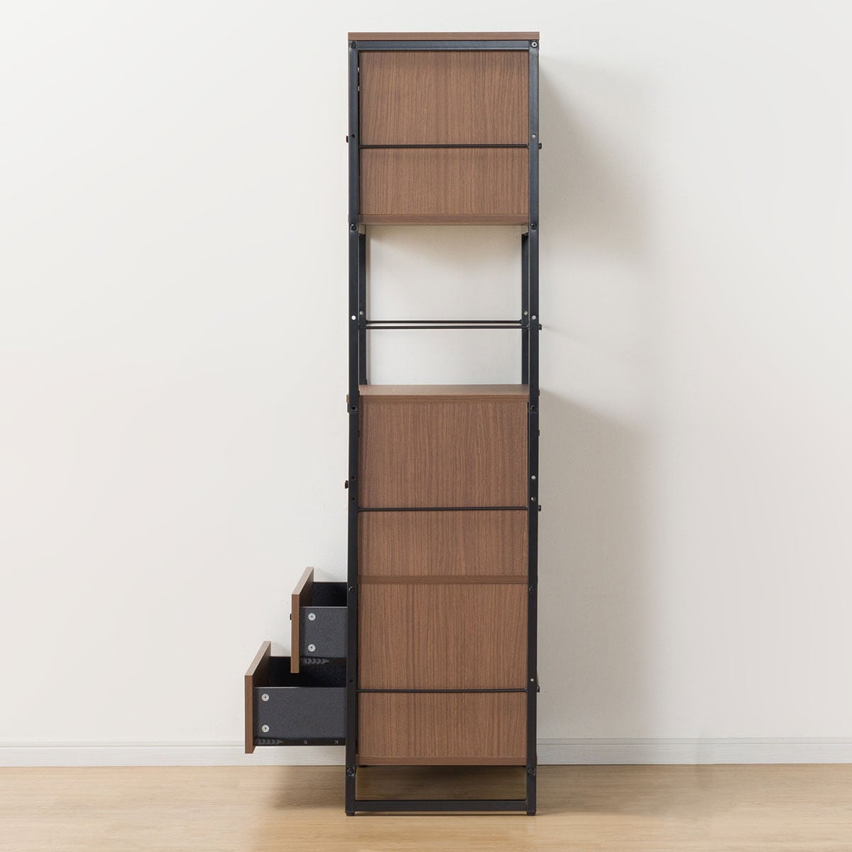 シェルフ ファルセット(シェルフ1659 MBR/ガラスキャビネット36 MBR