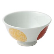軽量茶碗　金彩丸紋(有田焼)