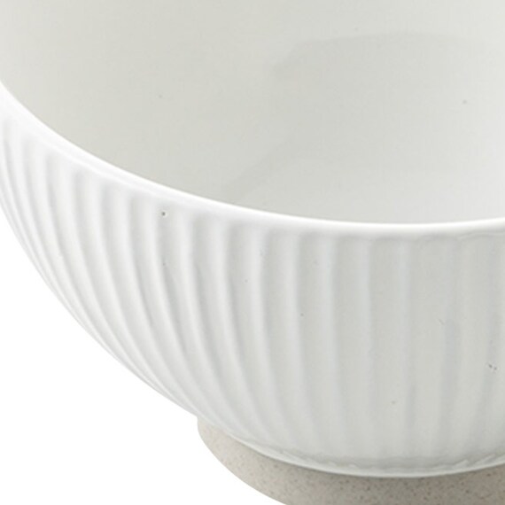 飯碗 白縦引き 5枚目画像