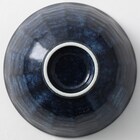 軽量目盛付き飯碗(ネイビー 美濃焼) 4枚目画像