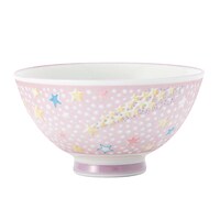 超軽量きらきら飯碗(スター レッドパープル 美濃焼)
