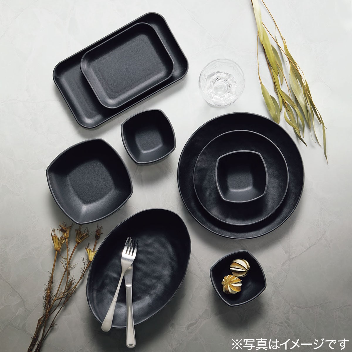 10cm高耐熱角鉢 SPS(ブラック) | ニトリネット【公式】 家具