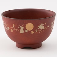 水切り汁椀(花うさぎ柄)