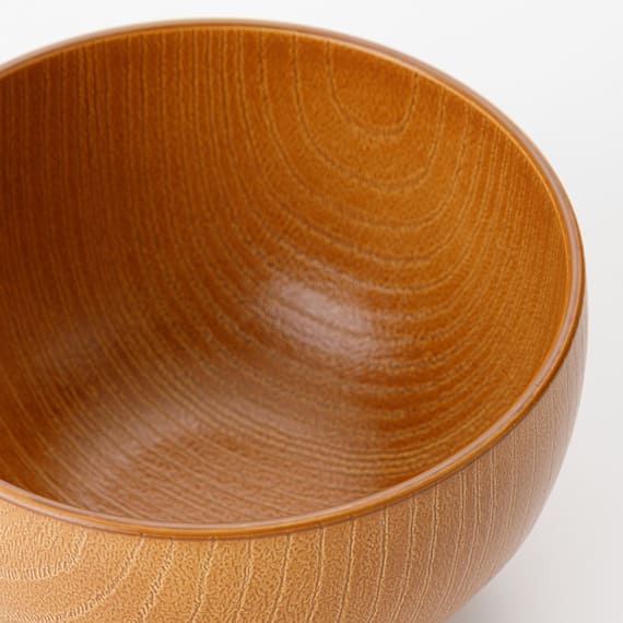 重ねて綺麗な汁椀(M ナチュラル) 6枚目画像