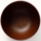 重ねて綺麗な汁椀(L ダークブラウン) 4枚目画像