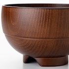 重ねて綺麗な汁椀(L ダークブラウン) 5枚目画像