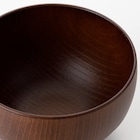 重ねて綺麗な汁椀(L ダークブラウン) 6枚目画像