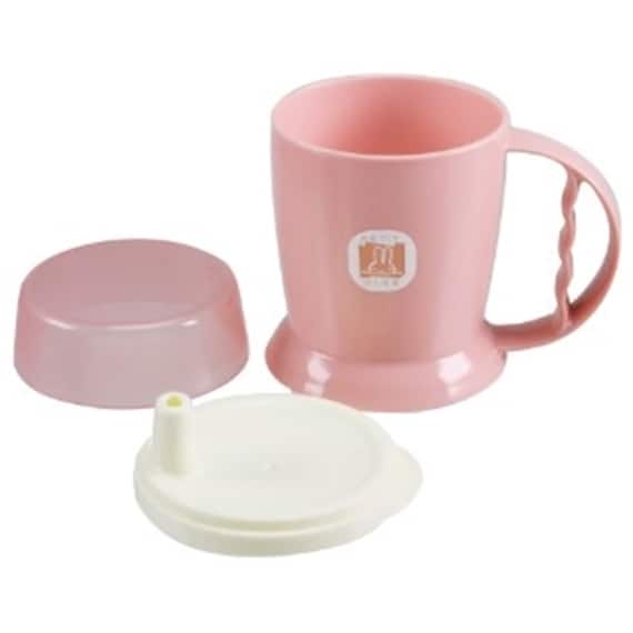 吸い口付きマグカップ(ピンク) 7枚目画像