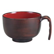 取っ手付汁椀ミニ(ブラウン)