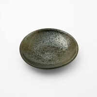 皿 12cm (緑吹天目)