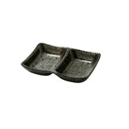 【緑吹天目】 2連プレート (MT-32)