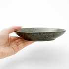 皿 17cm (緑吹天目 MT-59) 5枚目画像