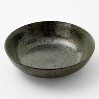 平鉢 18cm (緑吹天目 MT-155)