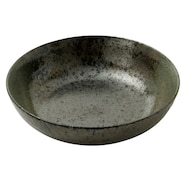 【緑吹天目】 平鉢 18cm (MT-155)