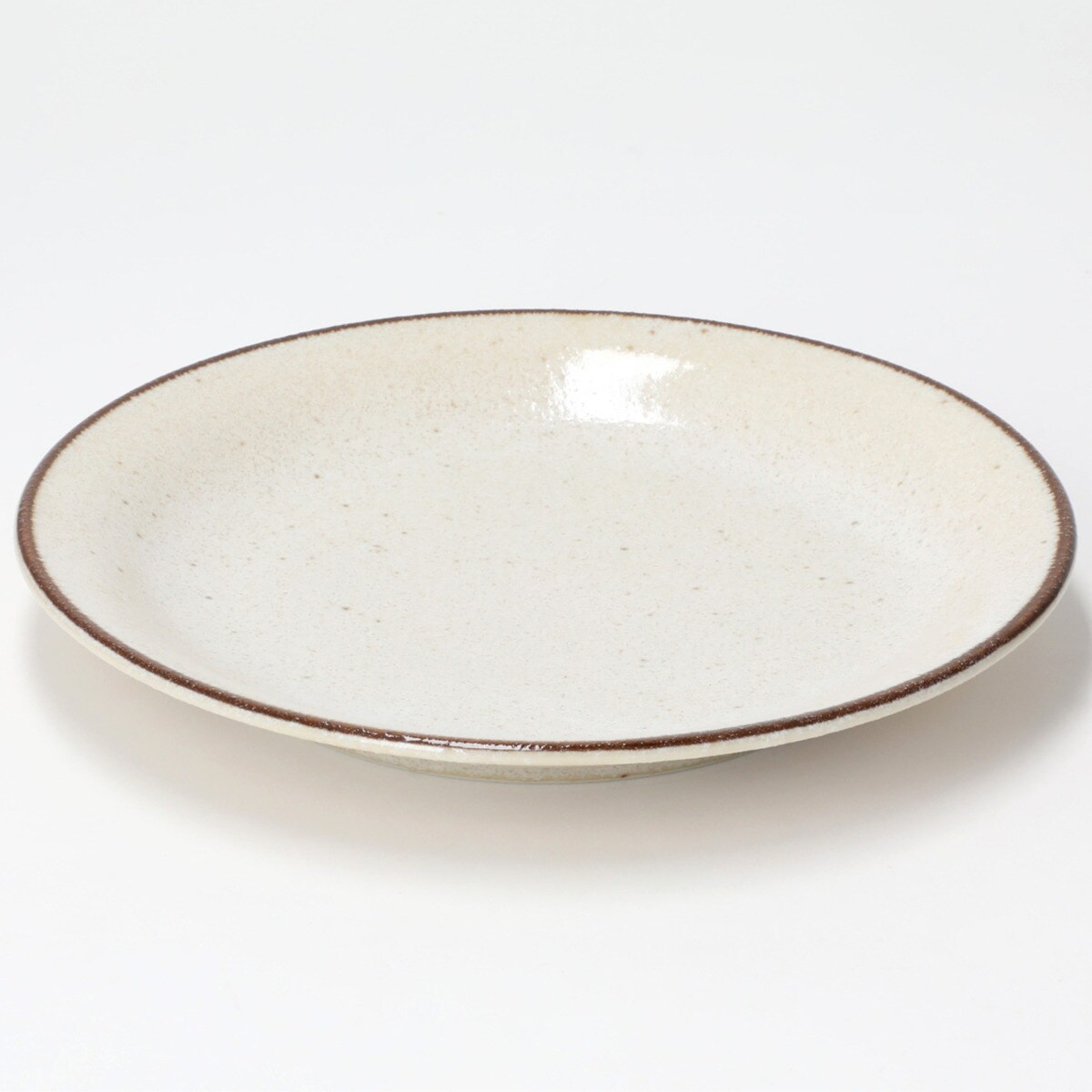 軽量丸皿(19cm 淵粉引)通販 | ニトリネット【公式】 家具・インテリア通販