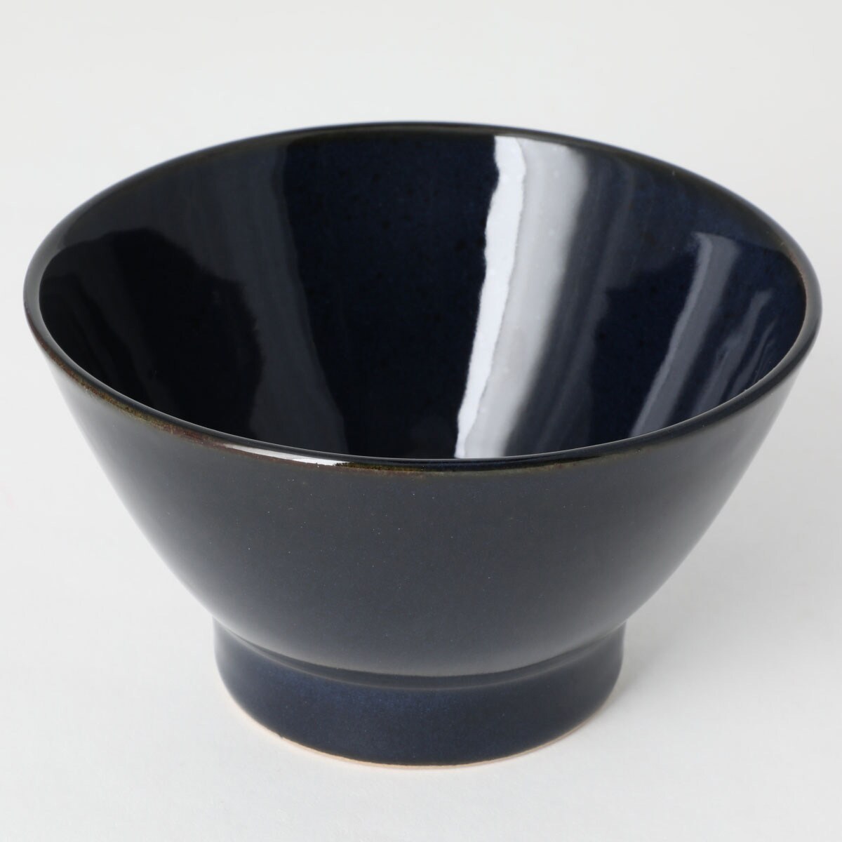 持ちやすい飯碗 カル：エクレ ネイビー(12cm)通販 | ニトリネット【公式】 家具・インテリア通販