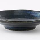 超軽量豆皿　カル：エクレ（窯変紺） 18枚目画像