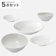 皿3種類/丼/小鉢 超軽量食器5点/10点/20点セット カル:エクレ(白唐津)