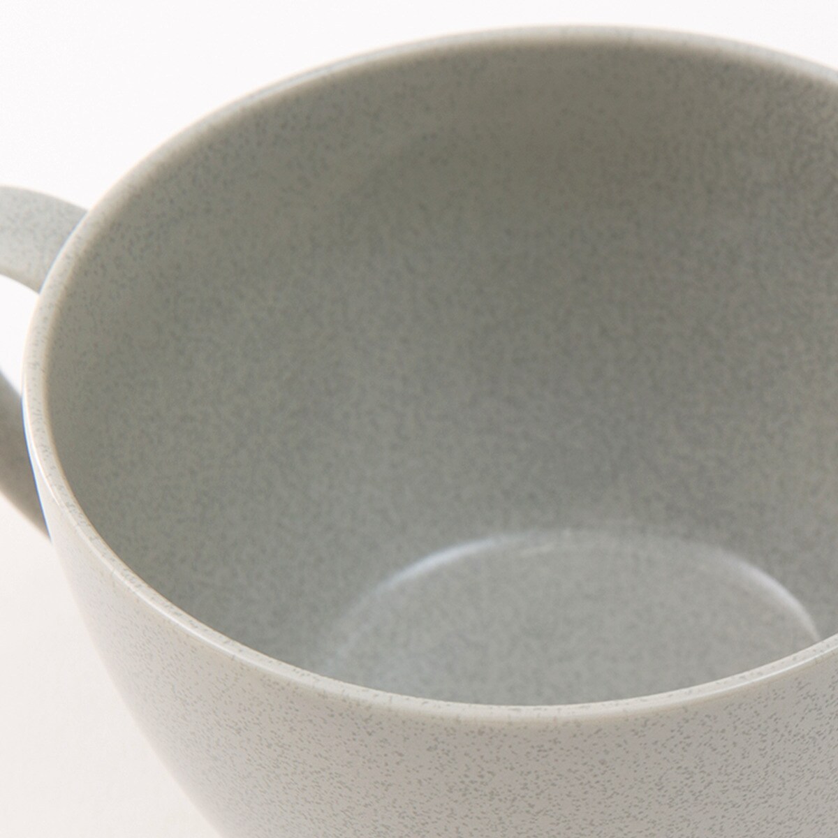超軽量スープカップ大 カル：エクレ（銀灰釉） | ニトリネット【公式