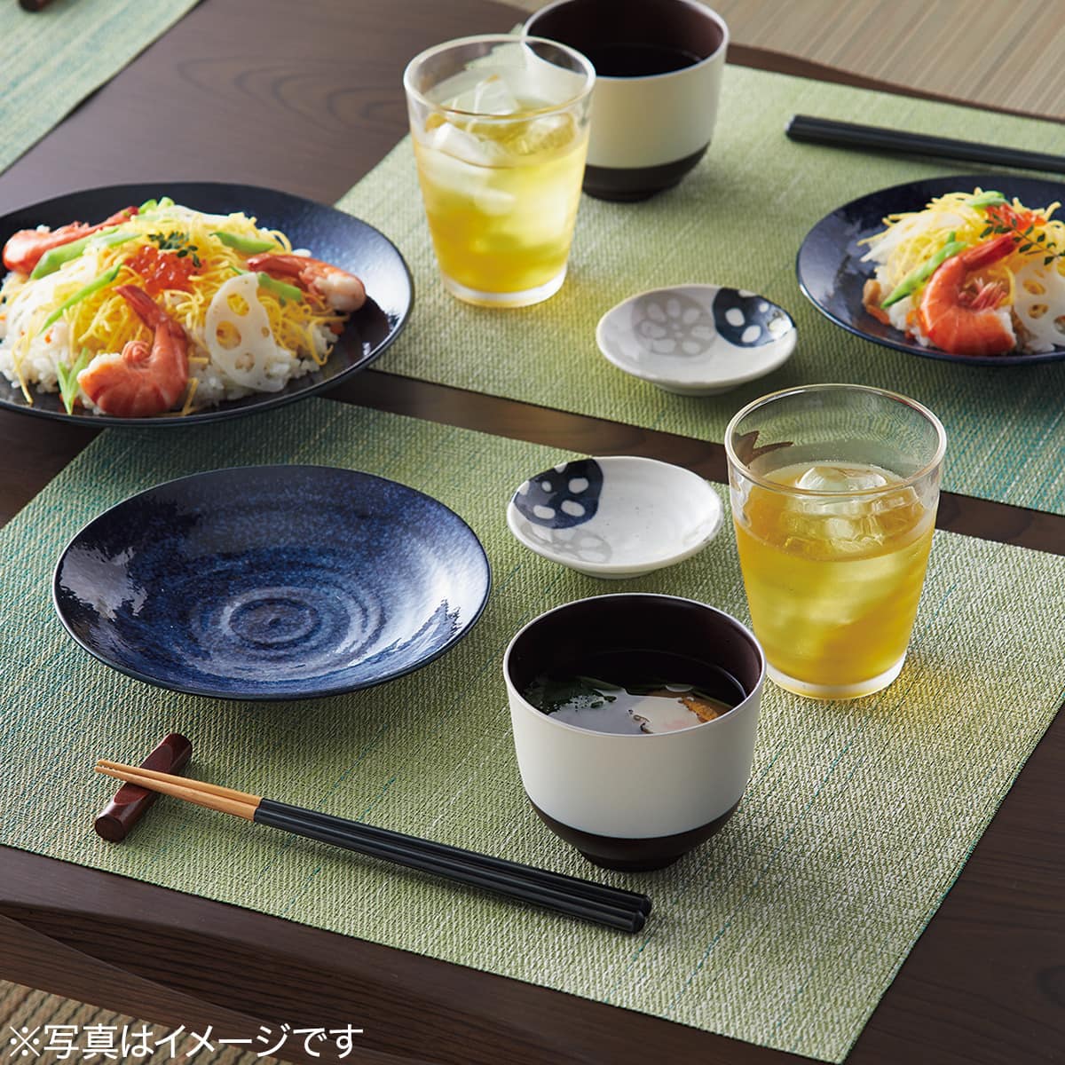 青黒カリヤドネループ　超次元付き ニトリ（NITORI） 超軽量深皿 カル：エクレ（窯変紺） : ニトリ Yahoo