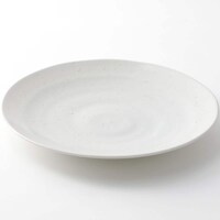 超軽量特大皿　カル：エクレ　白唐津
