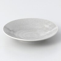 超軽量丸皿　カル：エクレ 12cm(銀灰釉)