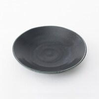 超軽量丸皿　カル：エクレ 12cm(いぶし天目)