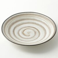 超軽量丸皿　カル：エクレ 18cm(カンナ風)
