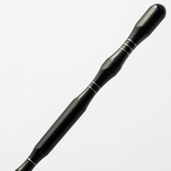 持ち方矯正3点支持箸(ブラック 21cm) 6枚目画像