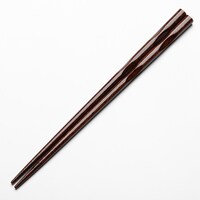 持ちやすい抗菌サイズ箸(ミドルブラウン 21cm)
