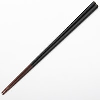 軽い細箸(ブラック 23cm)
