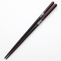 螺鈿箸(貝楼 レッド 21cm)