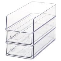 【冷蔵庫内引出しSサイズ】2段＋ラック(幅13cm)