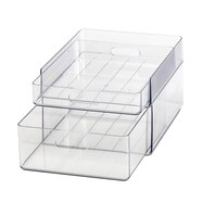 【冷蔵庫内引出しMサイズ】2段(幅25cm)