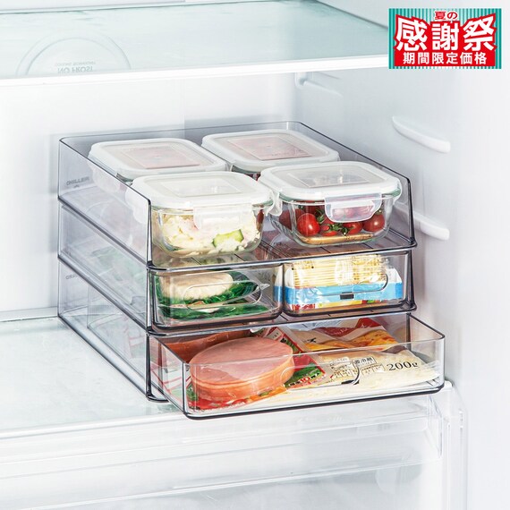 冷蔵庫ラック(浅型 M 幅25cm) 1枚目画像