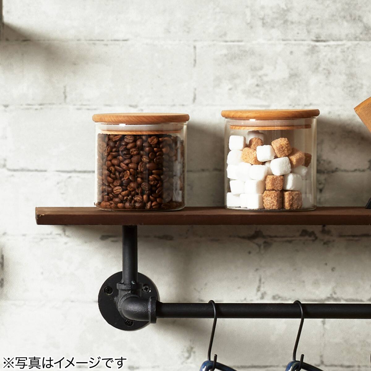 木蓋ガラスキャニスター ６００ Beech 通販 ニトリネット 公式 家具 インテリア通販