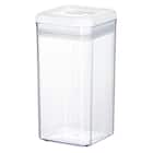 洗えるレバーキャニスター(M 1200mL ホワイト) 1枚目画像