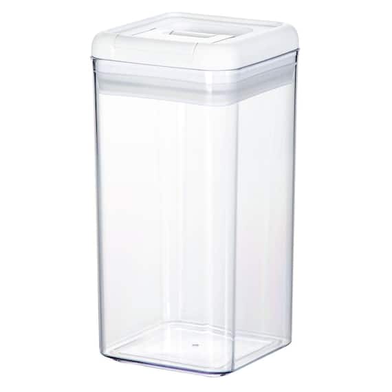 洗えるレバーキャニスター(M 1200mL ホワイト) 1枚目画像