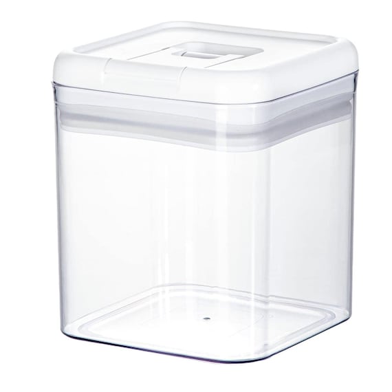 洗えるレバーキャニスター(L 2500mL ホワイト) 1枚目画像