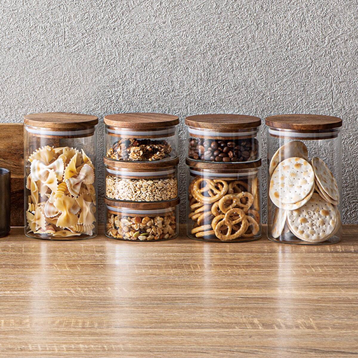 アカシアガラスキャニスター(S 230mL) | ニトリネット【公式】 家具