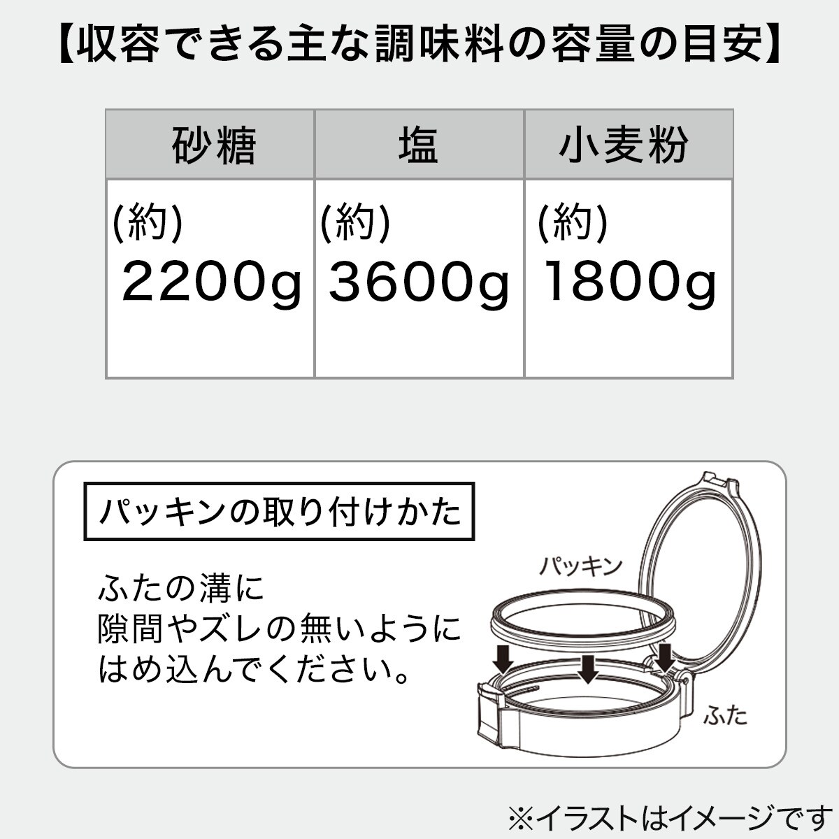 ぷー11/1まで【送料込み設置費込み】ニトリ 2WAYワンプッシュキャニスター 大ふた 3000mL | ニトリネット【公式