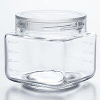 蓋から中身が見えるガラスキャニスター (SH500)
