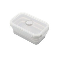 たためる保存容器(シェイプ 540ml グレー)