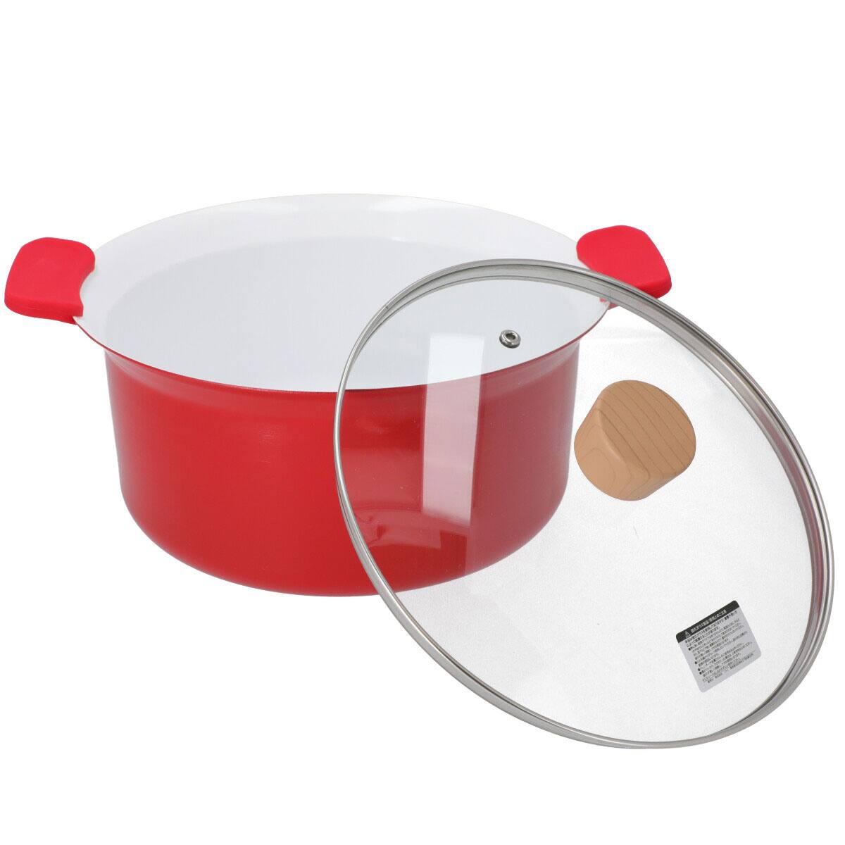 Ih 両手鍋 24cm レッド Umami 通販 ニトリネット 公式 家具 インテリア通販