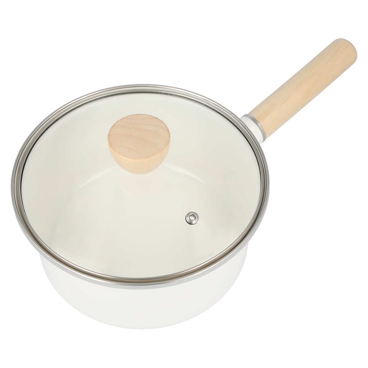 IH ホーロー片手鍋 18cm ホワイト(MOREISH)通販 | ニトリネット【公式】 家具・インテリア通販