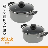 ガス火 両手鍋(LE)