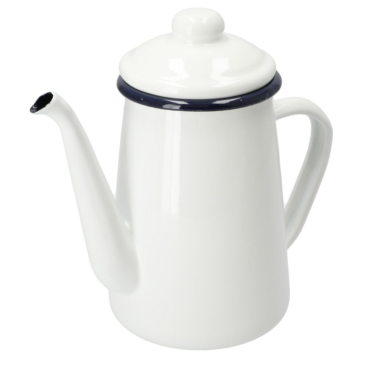 ガス火 ホーローコーヒーポット (ホワイト)