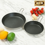 IH・ガス火 二層鋼グリルパン 片手