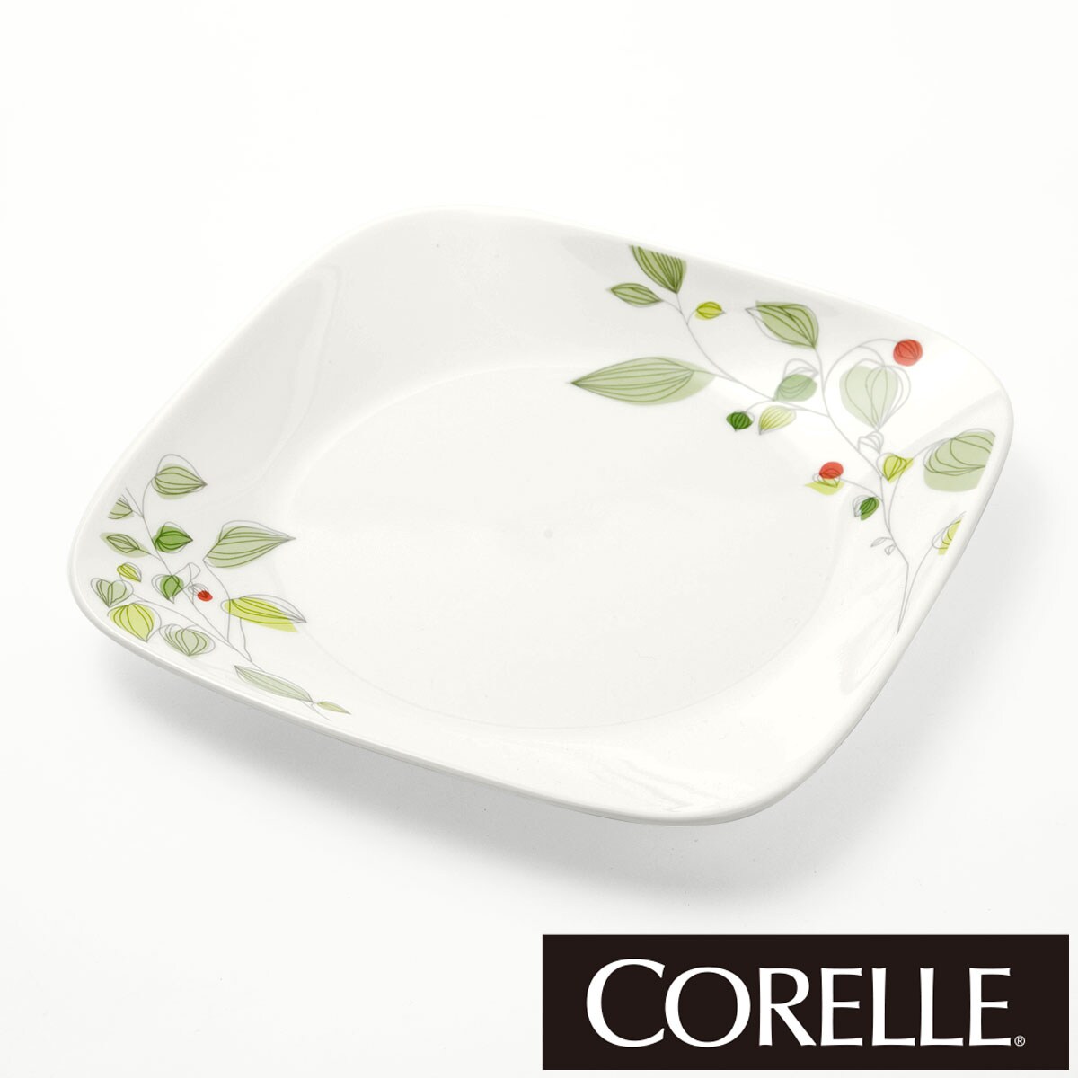 数々の賞を受賞 皿 おしゃれ プレート 取り皿 食器 コレール グリーンブリーズ 大皿 J110-GB CP-9280 